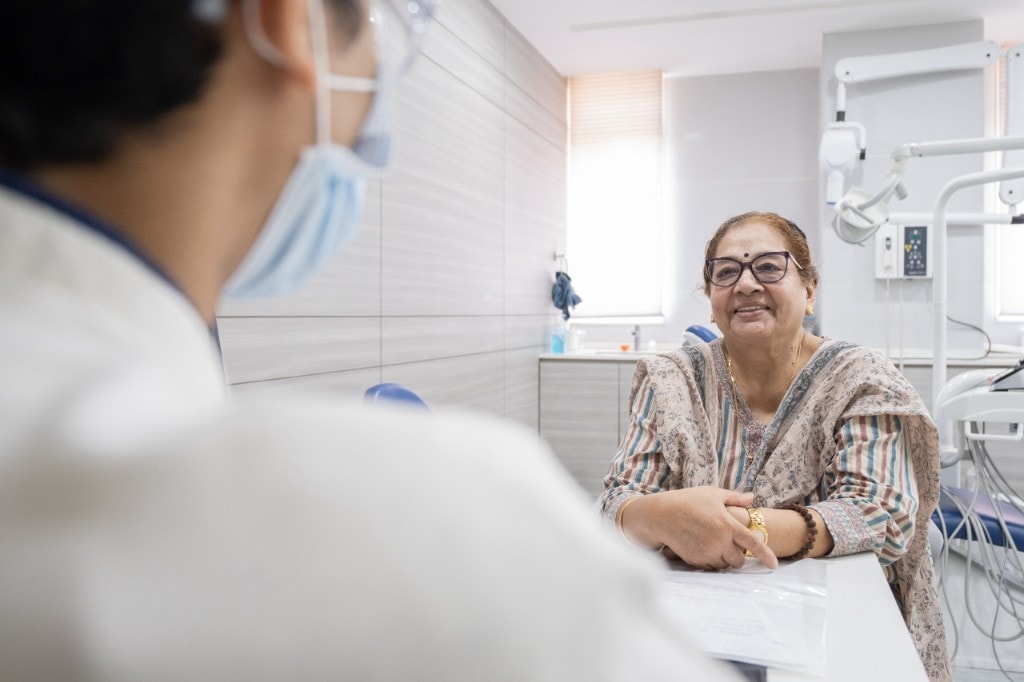 Patient consultation at The Dentique
