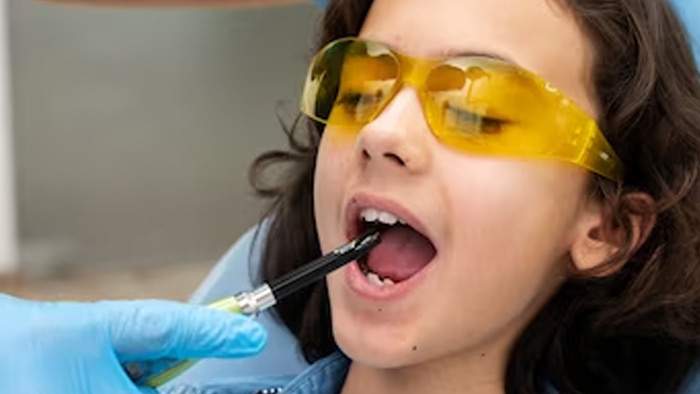 close up dentist
